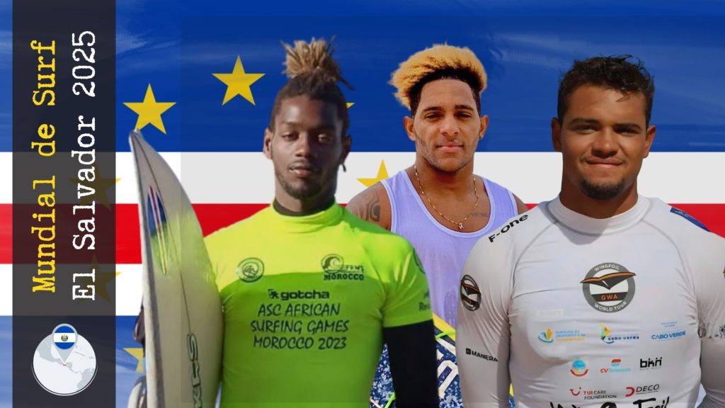 Cabo Verde estreia-se no Mundial de Surf da ISA em El Salvador 2025