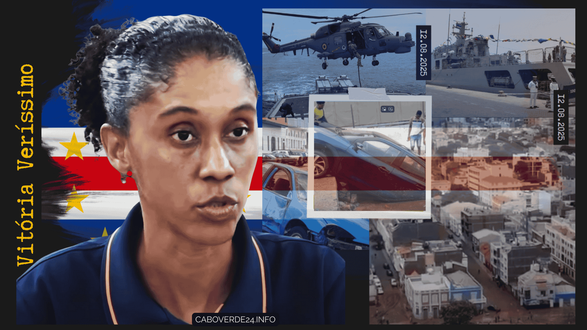 Vitória Veríssimo: A Comandante que lidera a resposta à calamidade em São Vicente