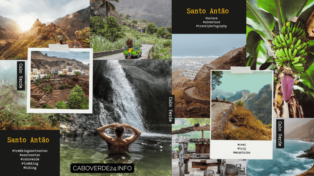 A ilha de Santo Antão, em Cabo Verde