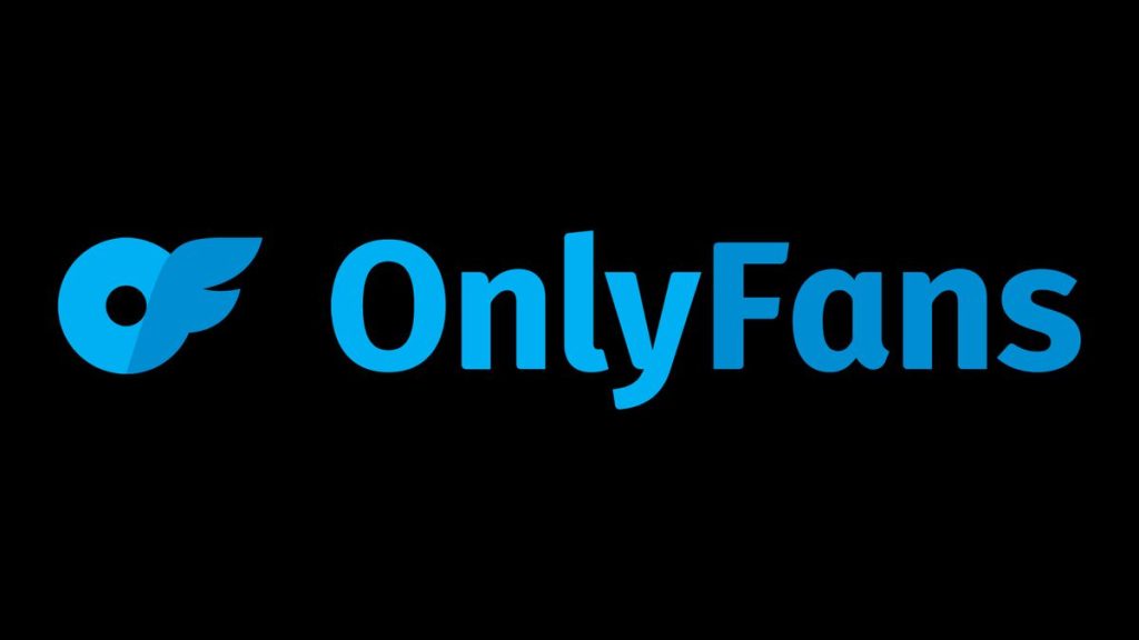 O logotipo do OnlyFans, que em português significa "apenas fãs".