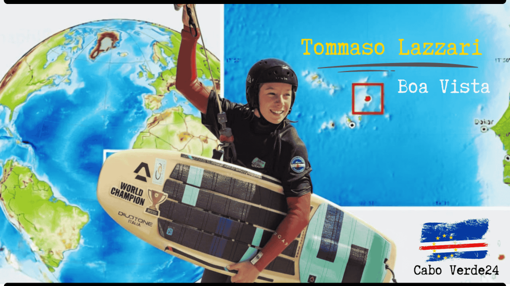 Tommaso Lazzari: Campeão mundial de kitesurf, orgulho de Boavista