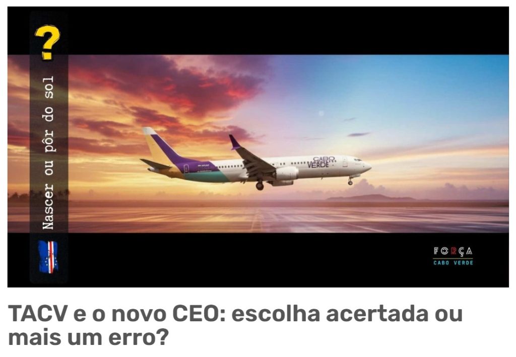 ACV e o novo CEO escolha acertada ou mais um erro CaboVerde24