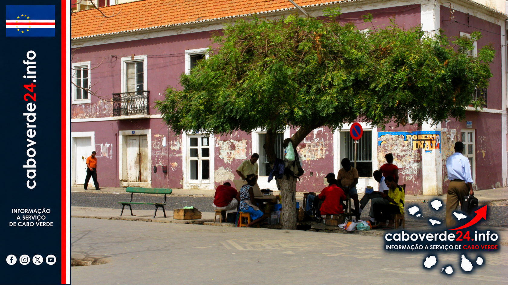 Vista da cidade da Praia, ilha de Santiago, numa fotografia de arquivo de 2008. A imagem ilustra vida urbana e não documenta o ranking nem condições atuais.