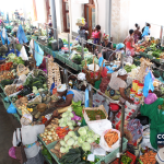 Mercado do Plateau, na Cidade da Praia, numa fotografia de arquivo de novembro de 2016. A imagem ilustra o comércio local; não mostra a produção do índice.