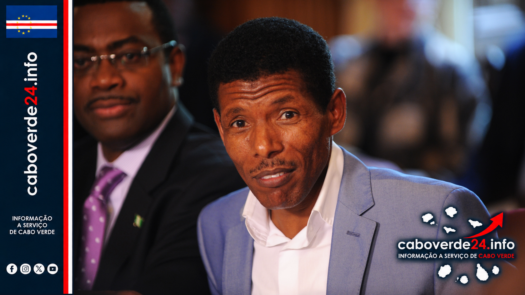 Arquivo — Haile Gebrselassie no encontro olímpico sobre a fome, em Downing Street, em 12 de agosto de 2012. A imagem não mostra o WACEM 2026.