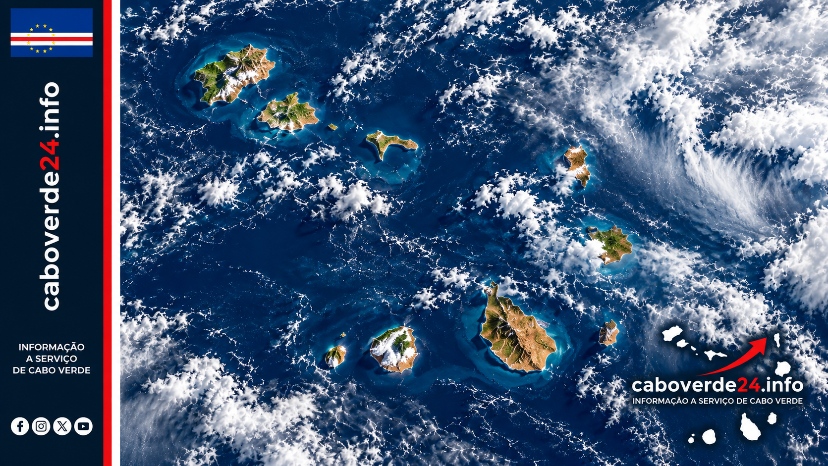 Cabo Verde poderá ter vários períodos de chuva nos próximos dias: acompanhe a evolução da previsão Os modelos meteorológicos internacionais mantêm sinais de instabilidade sobre a região de Cabo Verde ao longo dos próximos dias. A distribuição da precipitação poderá variar bastante entre ilhas e horários, pelo que a evolução deve continuar a ser acompanhada.