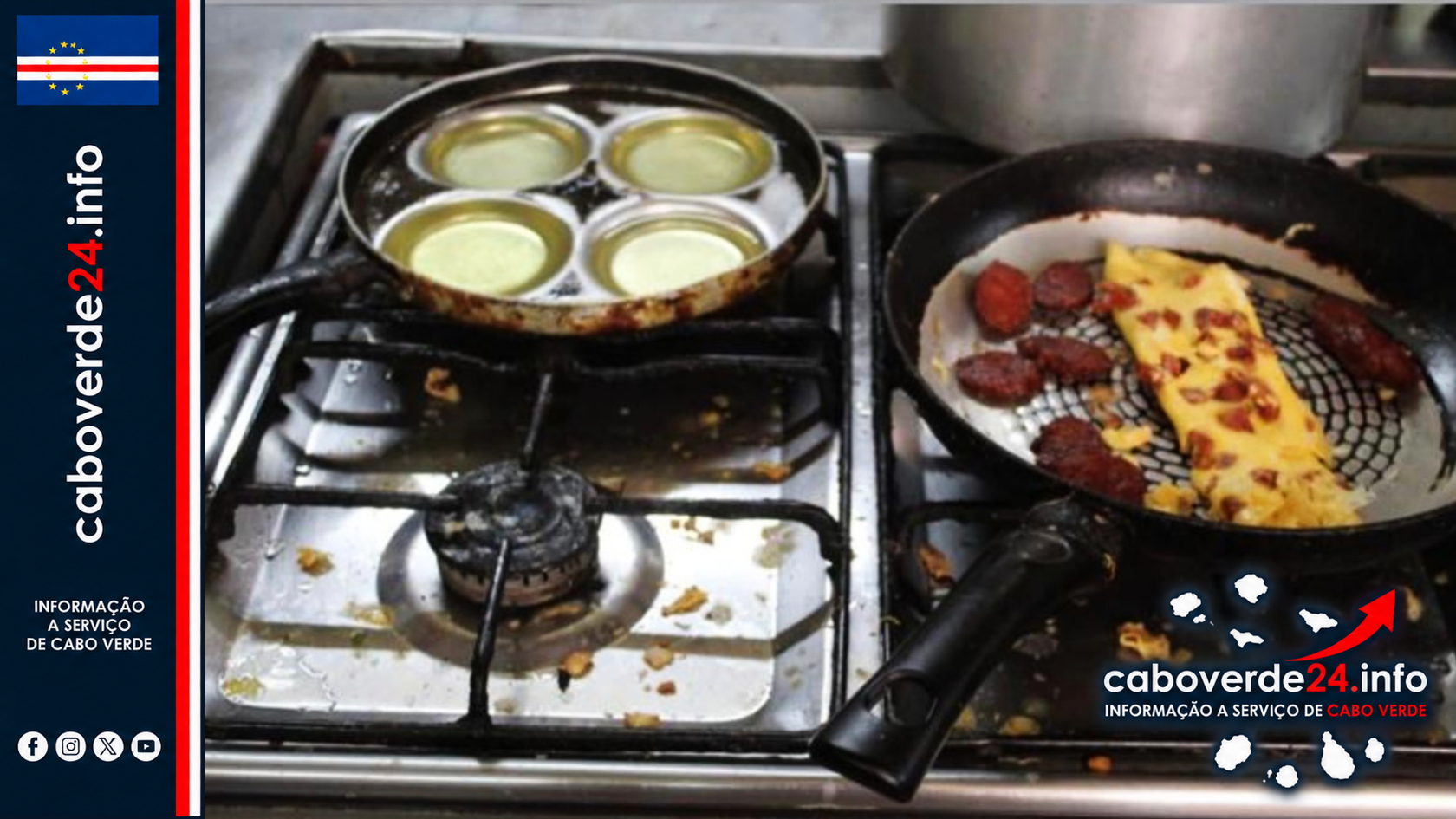 Área de preparação de alimentos e utensílios fotografada durante a operação em São Vicente e divulgada pela IGAE. A imagem não identifica o estabelecimento.