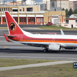 Avião operado pela TACV fotografado no aeroporto Humberto Delgado, em Lisboa. Imagem de arquivo; não documenta a assembleia-geral.